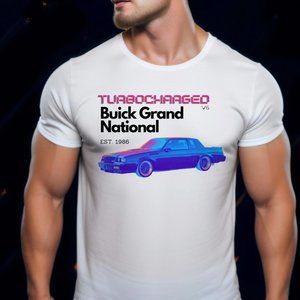 Buick Grand National Turbocharged GNX Men Son Dad Boyfriend T Shirt Tee S M L XL